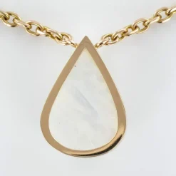 Collier labradorite et or