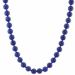 Collier lapis lazuli et son fermoir en or