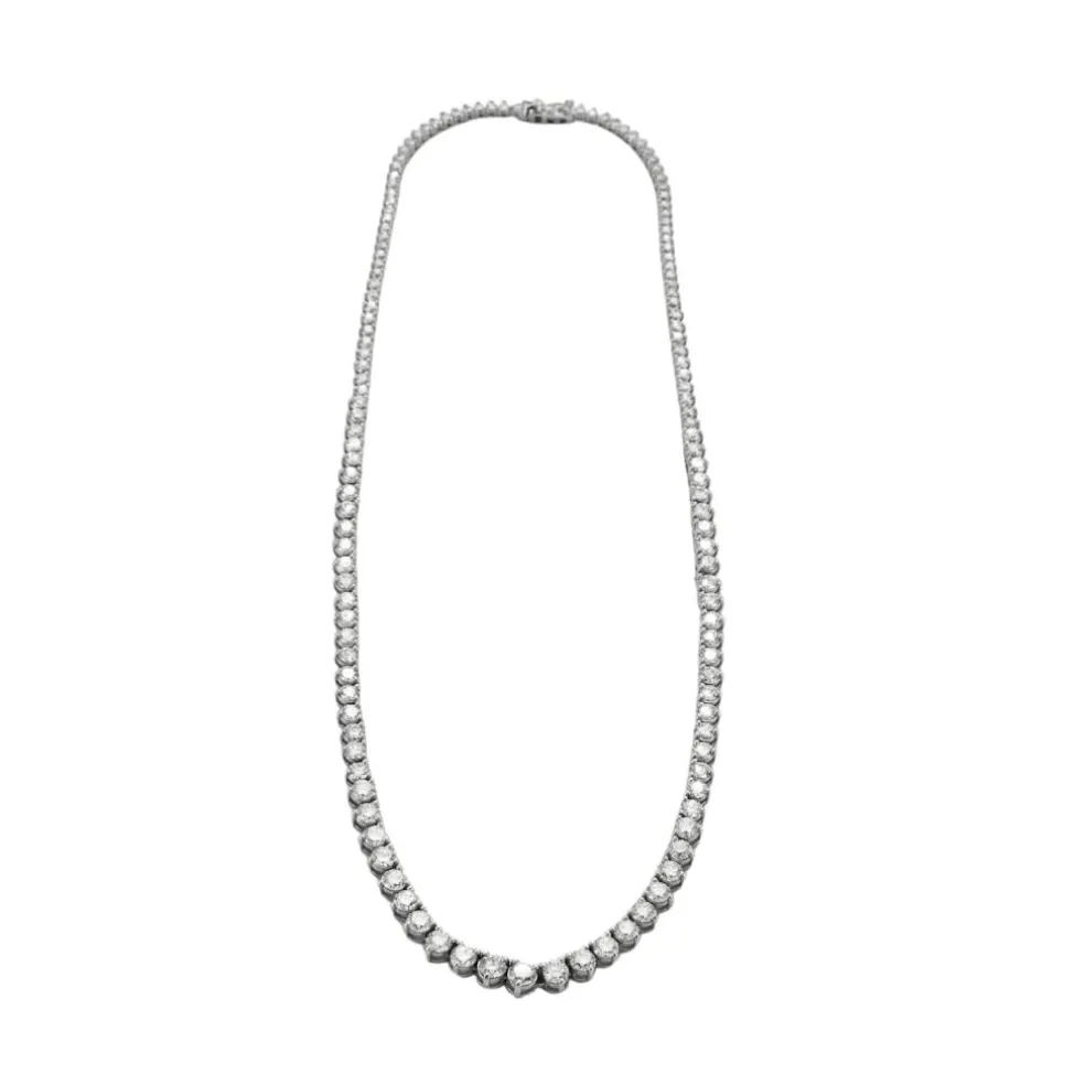 Collier Ligne Diamants - 9 cts.