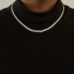 Collier Ligne Diamants - 9 cts.
