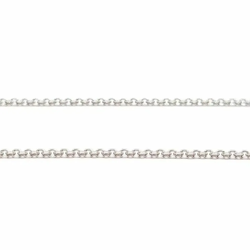 Collier ligne diamants or blanc