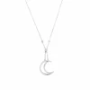 Collier lune et diamants