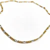 Collier Maille alternée Or jaune, Or blanc