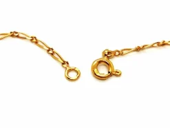 Collier Maille alternée Or jaune Perle