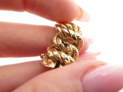 collier maille americaine en or jaune 18k 45.7gr t49