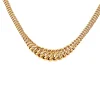 Collier maille américaine or jaune