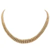 Collier Maille américaine Or jaune