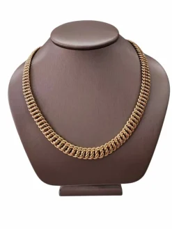 Collier maille américaine OR 18K