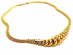 Collier Maille américaine Or jaune