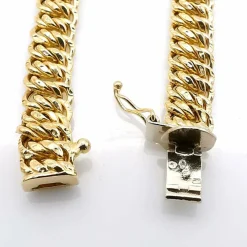 Collier maille américaine or jaune