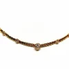 Collier Maille anglaise Or jaune Diamant