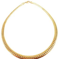 Collier Maille anglaise or jaune