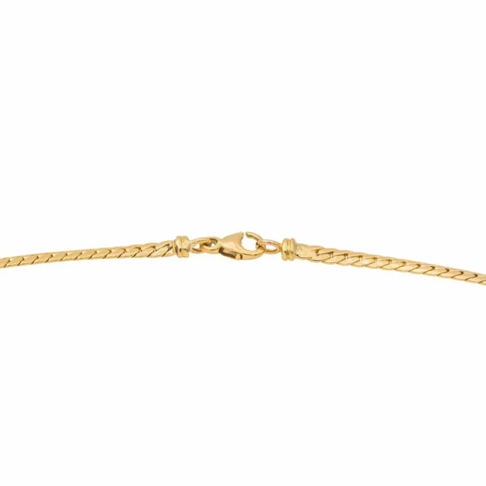 Collier Maille anglaise Or jaune Diamant