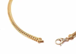 Collier Maille anglaise or jaune