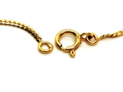 Collier Maille anglaise Or jaune Diamant