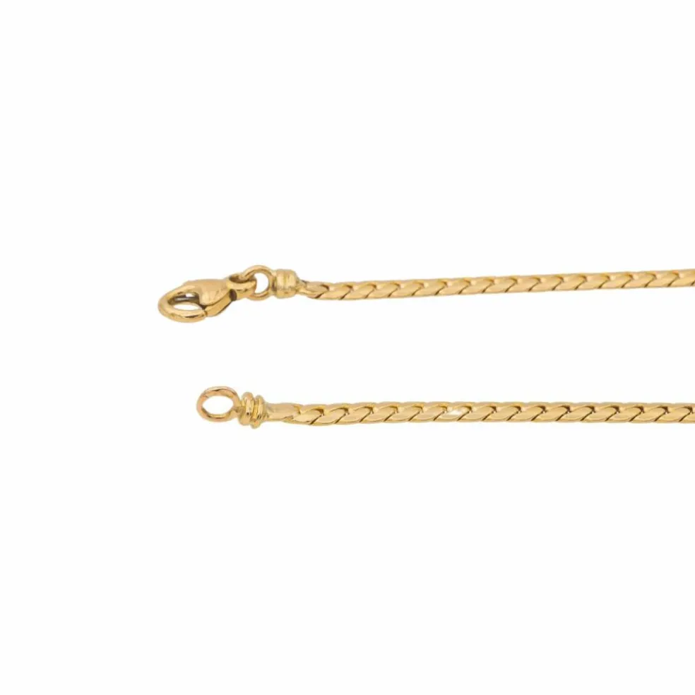 Collier Maille anglaise Or jaune Diamant