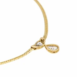 Collier Maille anglaise Or jaune Diamant