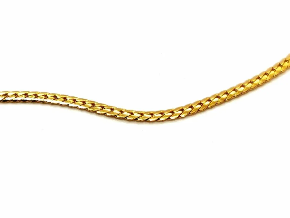 Collier Maille anglaise Or jaune Diamant