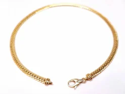 Collier Maille anglaise or jaune