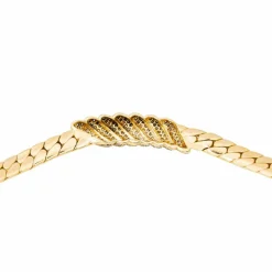 Collier Maille anglaise Or jaune Diamant