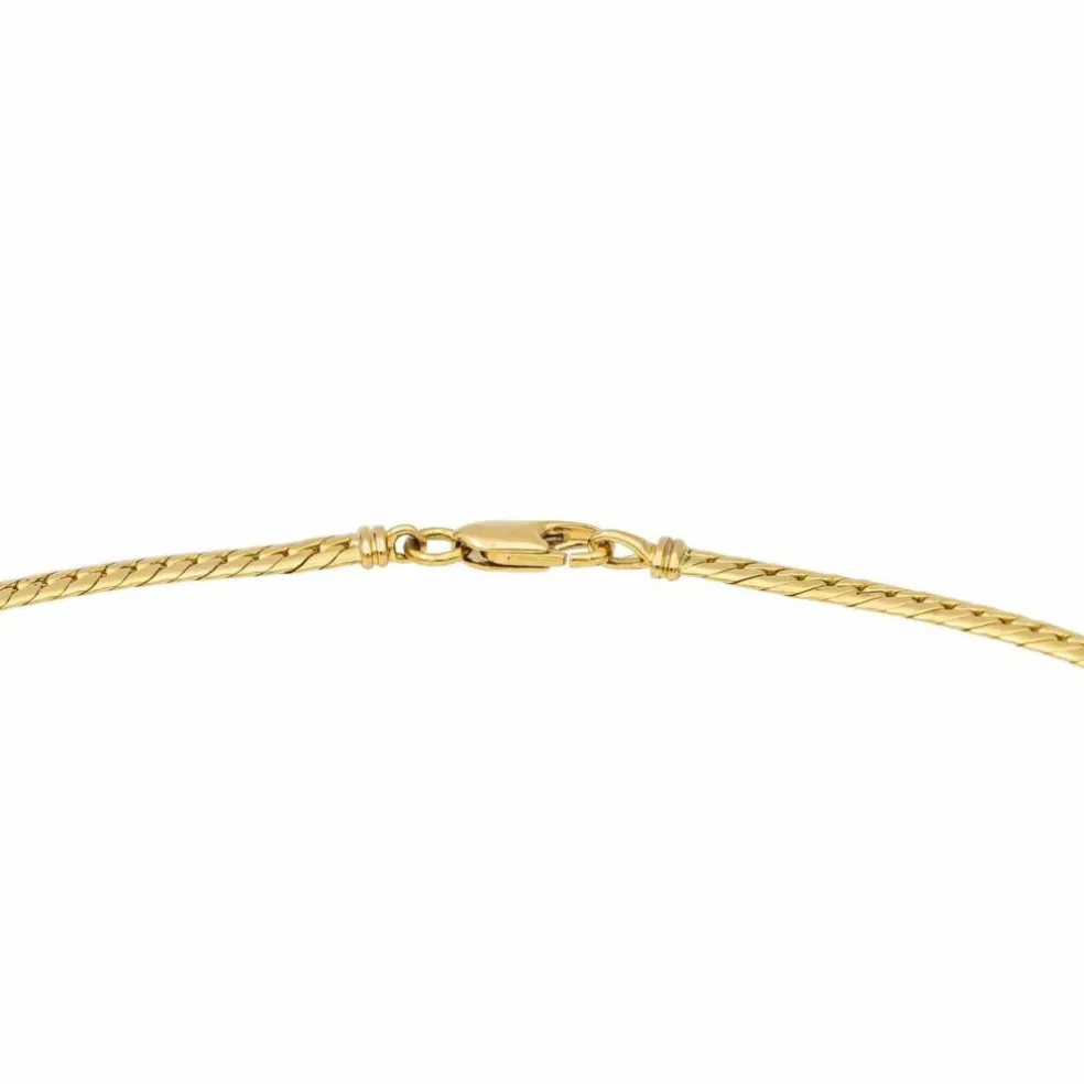Collier Maille anglaise Or jaune Diamant