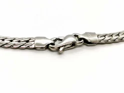 Collier Maille anglaise Or blanc Diamant