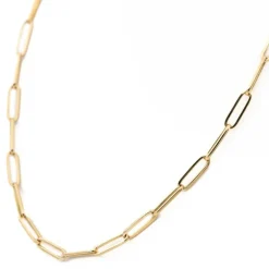 Collier maille cheval Or jaune