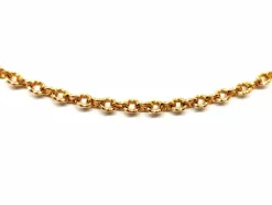 Collier Maille ciselée Or jaune