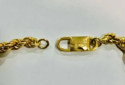 Collier maille corde 