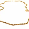 Collier Maille corde Or jaune