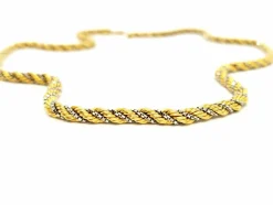 Collier Maille corde Or jaune