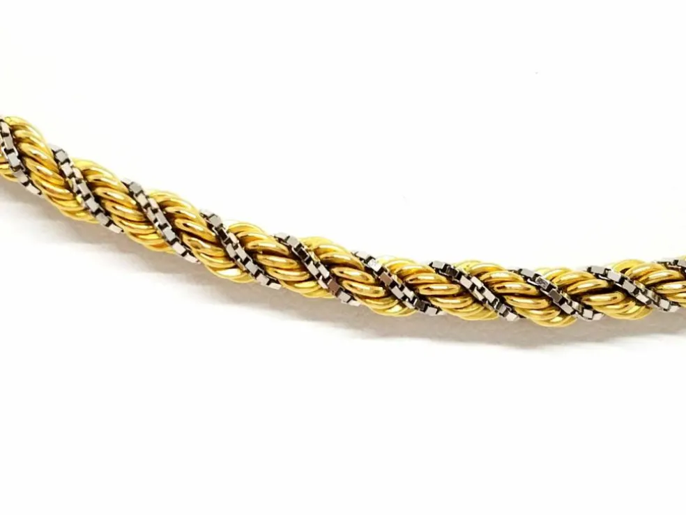Collier Maille corde Or jaune