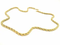 Collier Maille corde Or jaune