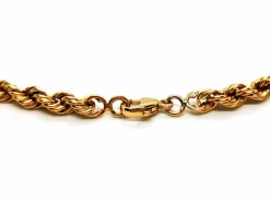 Collier Maille corde Or jaune