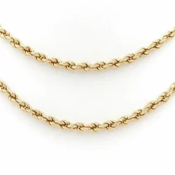 Collier Maille corde Or jaune