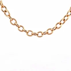 Collier maille Créole jaseron or jaune