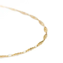 Collier Maille cœur Or jaune