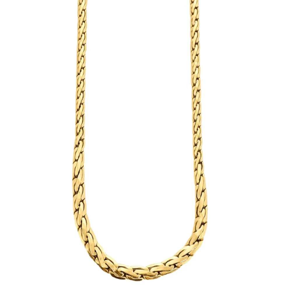 Collier maille en or jaune