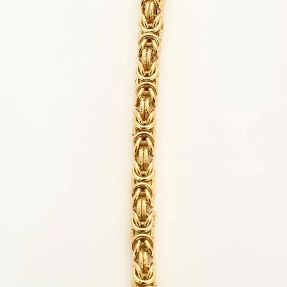 Collier maille en or jaune