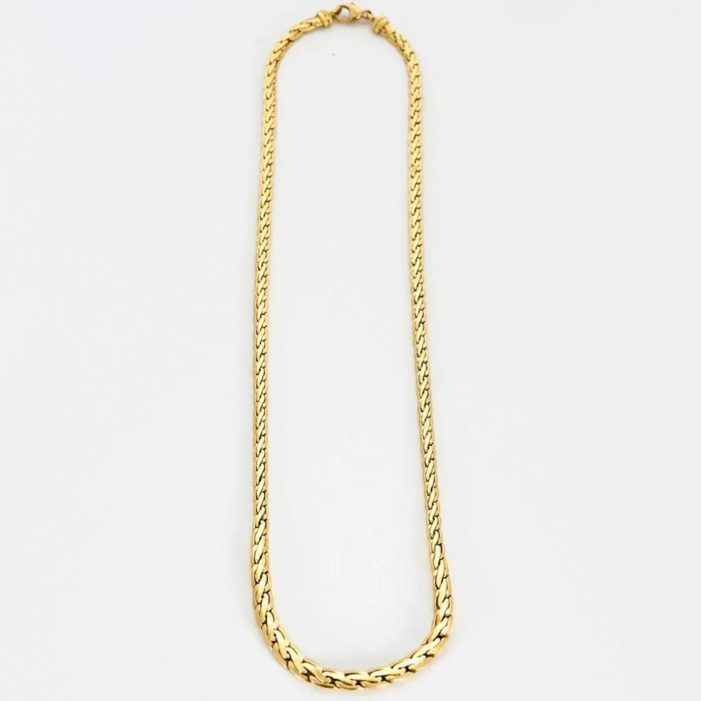 Collier maille en or jaune