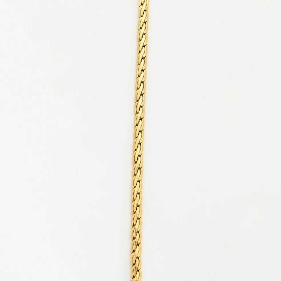 Collier maille en or jaune