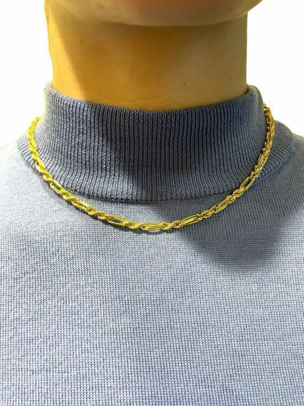 COLLIER MAILLE FANTAISIE
