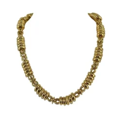 Collier maille fantaisie fermoir marin