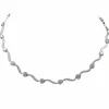 Collier Maille fantaisie Or blanc Diamant