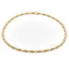 Collier Maille fantaisie Or jaune, Or blanc