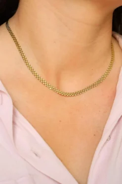 Collier Maille fantaisie Or jaune