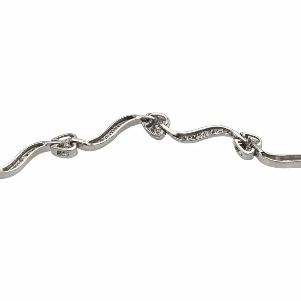 Collier Maille fantaisie Or blanc Diamant