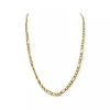 Collier maille figaro or jaune
