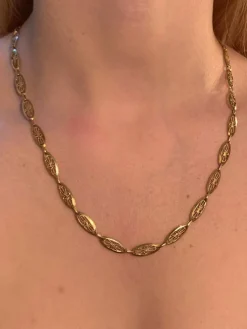 Collier maille filigrane