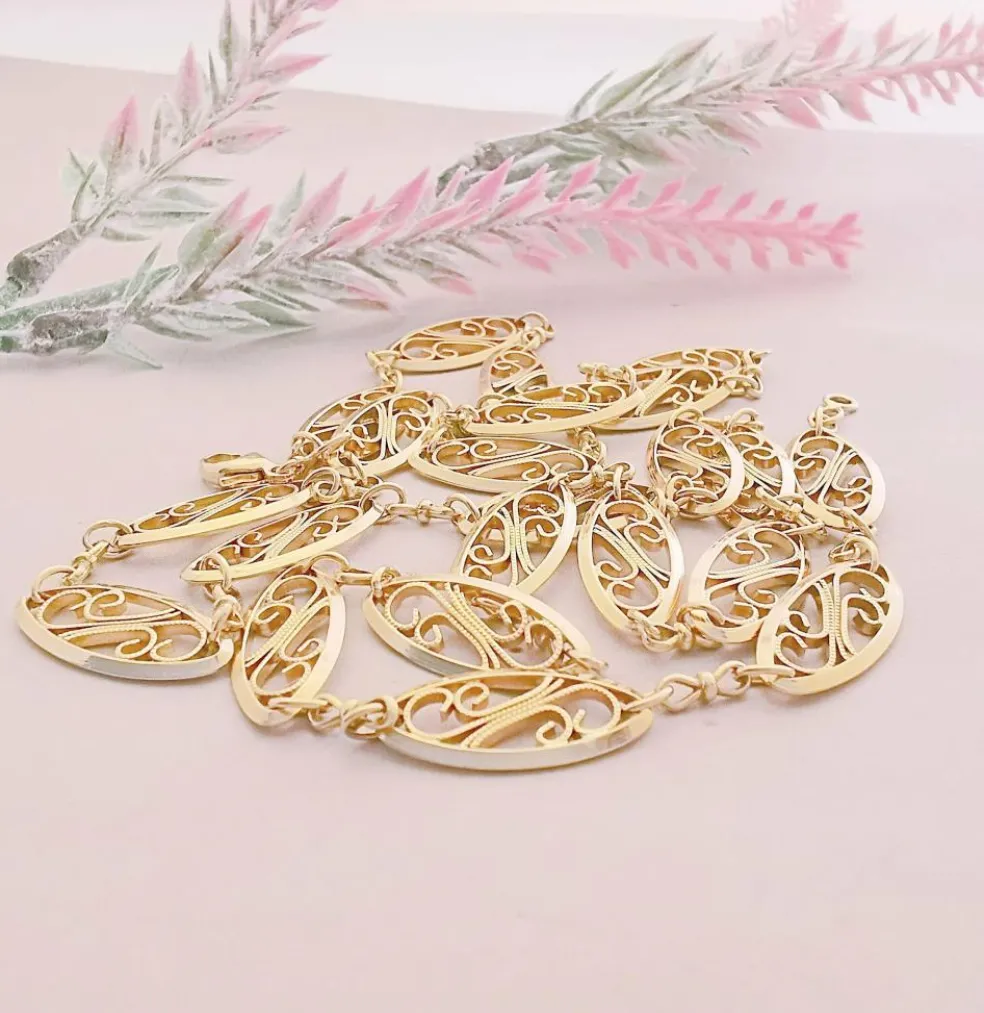 Collier maille Filigranée